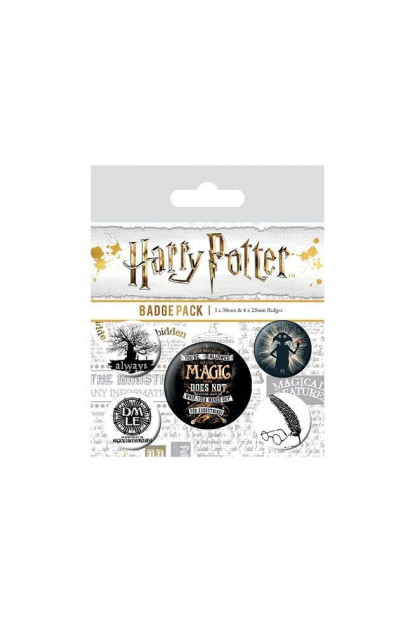 Pack de 5 chapas de HARRY POTTER