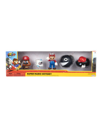 Pack de 5 figuras personajes de Super Mario de Nintendo > 3 años.ENVÍO GRATUITO!!