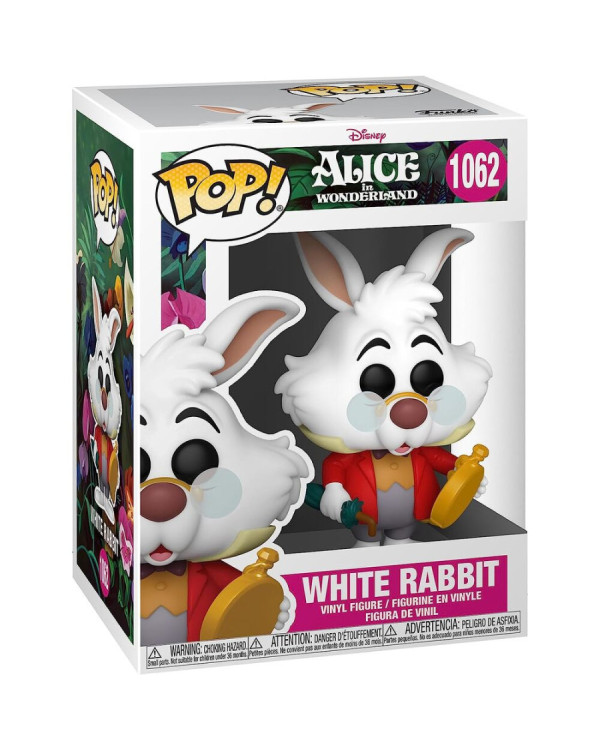 Funko Pop White Rabbit Alicia en el Pais de las maravillas de Disney.ENVÍO GRATUITO!!