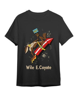 Camiseta manga corta Coyote de Looney Tunes 100% algodón.ENVÍO GRATUITO!!