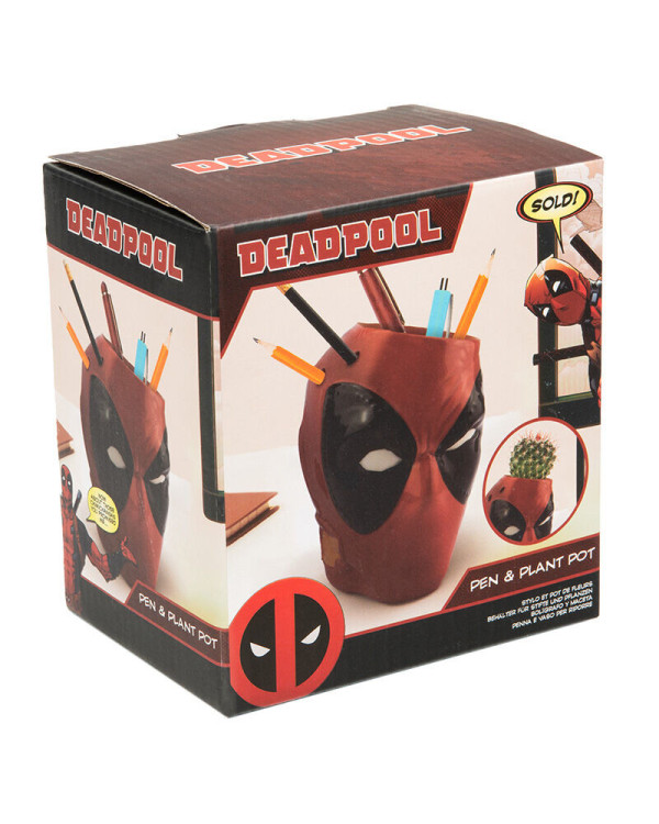 Lapicero - macetero Deadpool en cerámica, de MARVEL.ENVÍO GRATUITO!!