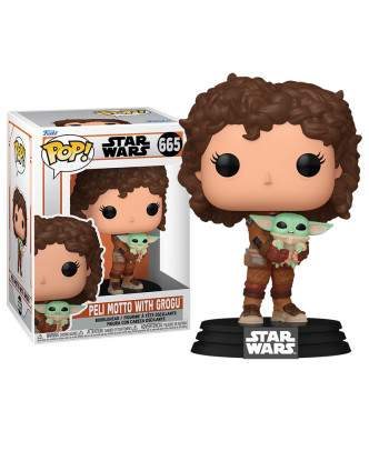 Funko Pop Peli Motto con Grogu The Mandalorian de Star Wars.ENVÍO GRATUITO!!