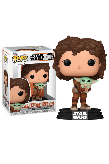 Funko Pop Peli Motto con Grogu The Mandalorian de Star Wars con ENVÍO GRATIS!!