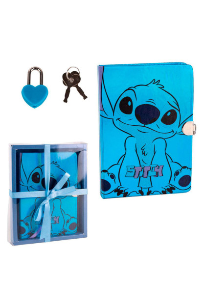 Diario Stitch de Disney con llave y candado >8 años con ENVÍO GRATIS!!