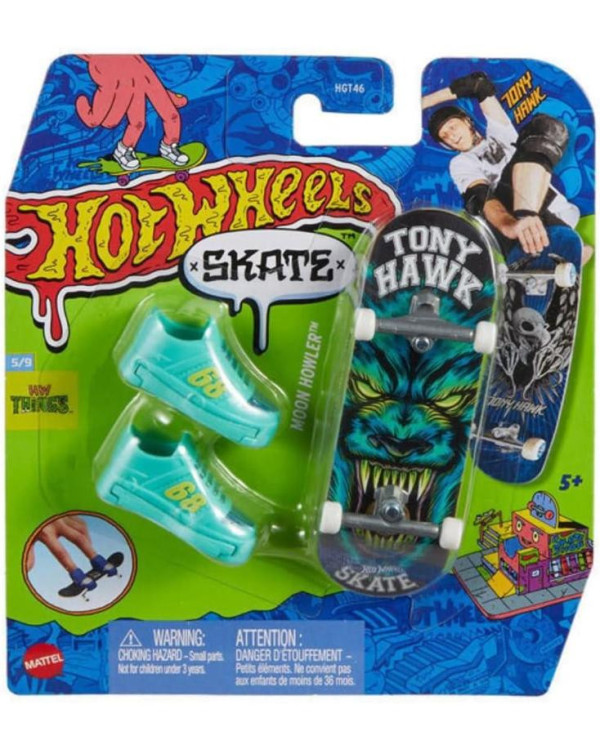 Hot Wheels x Skate Tony Hawk and The Wolf > 5 años.ENVÍO GRATUITO!!