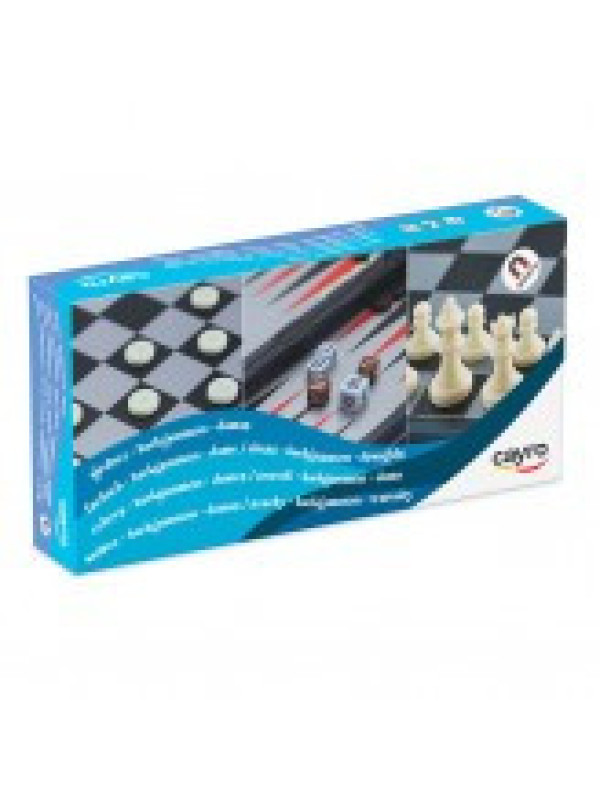 Juegos Ajedrez-Backgammon-Damas magnético con ENVÍO GRATIS!!