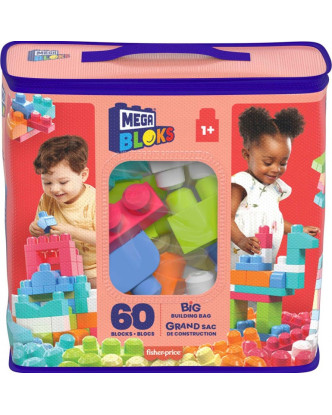 Mega Blocks de Fisher Price 60 piezas >12 meses.