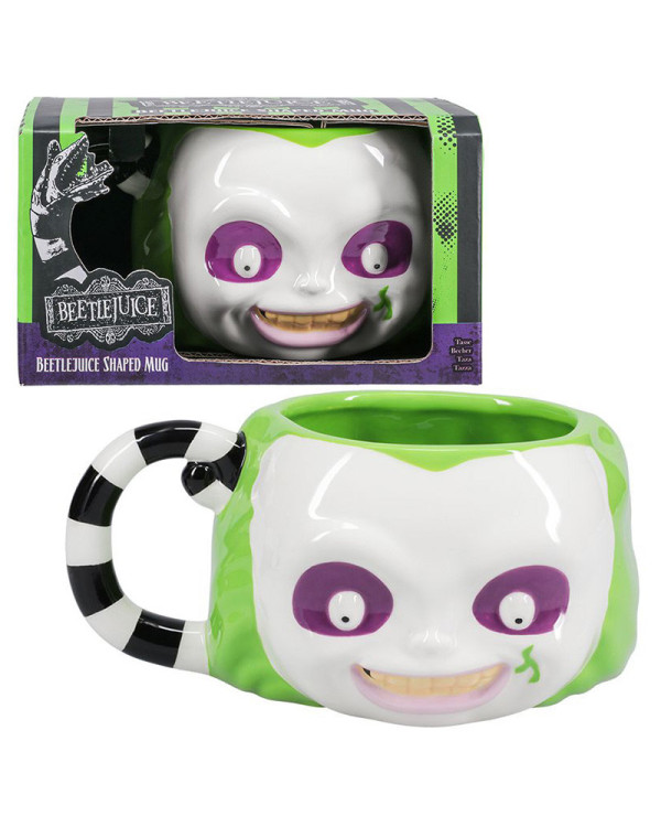 Taza BeetleJuice 3D tamaño XL