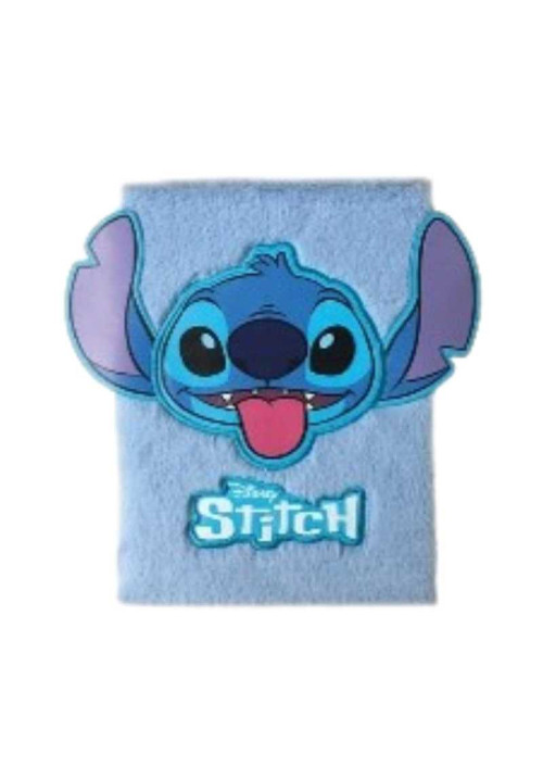Libreta A5 de Stitch con tapa efecto peluche  