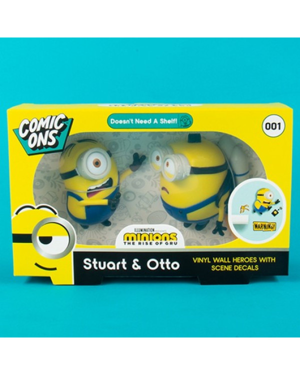 Figuras 3D Los Minions con viñetas para pegar en la pared.ENVÍO GRATUITO!!