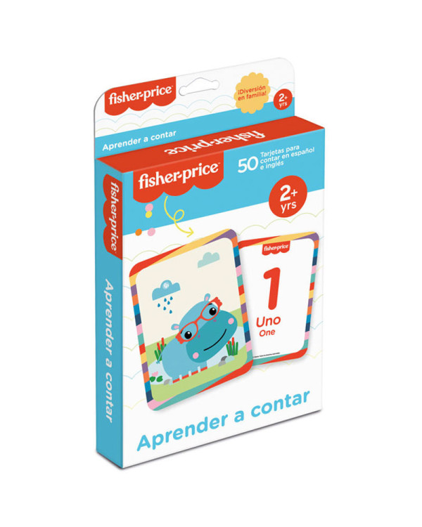 Juego tarjetas Aprender a contar de Fisher-Price en castellano-inglés >2 años.