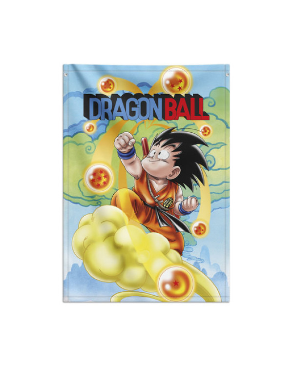 Bandera Goku con la nube Kinto y las 7 bolas de Dragon Ball Z.ENVÍO GRATUITO!!