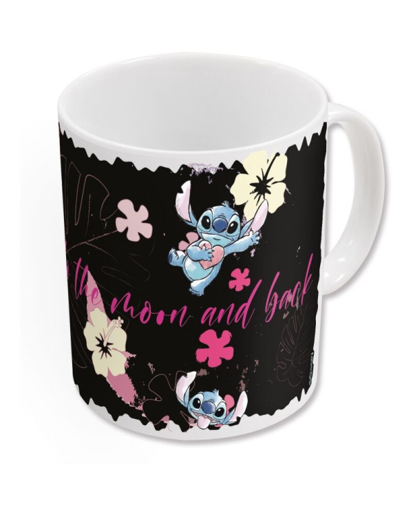 Taza termocromática Stitch de Disney, de cerámica 325ml.ENVÍO GRATUITO!!