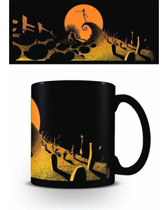 Taza Pesadilla antes de Navidad termocromática de Disney 320ml.