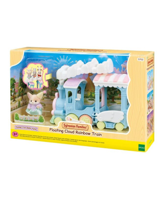 Sylvanian Famílias Tren del Arco Iris + Cachorro de zorro Yulie >3 años.