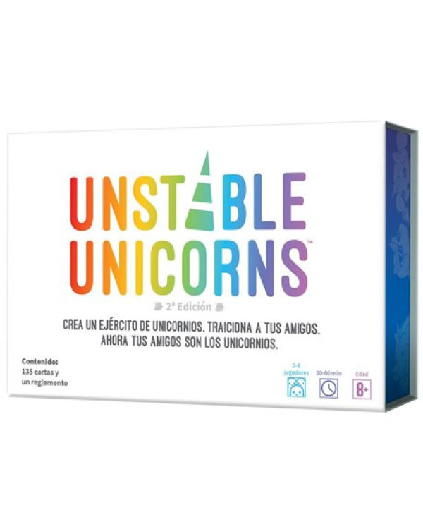 Juego Unstable Unicorns donde tus amigos son los Unicornios >8 años.ENVÍO GRATUITO!!