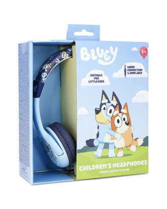 Auriculares para niños Bluey con sonido limitado a 85db >3 años