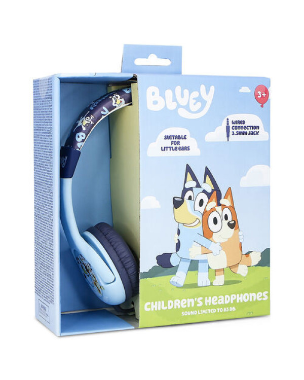 Auriculares para niños Bluey con sonido limitado a 85db >3 años