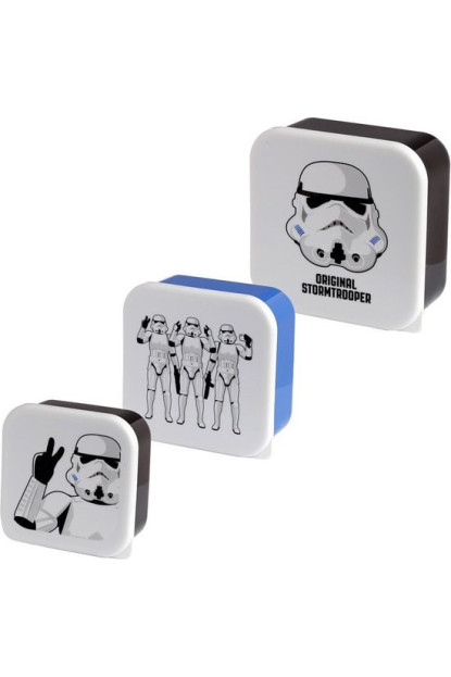 Pack 3 Tuppers Stormtrooper Star Wars con ENVÍO GRATIS!!