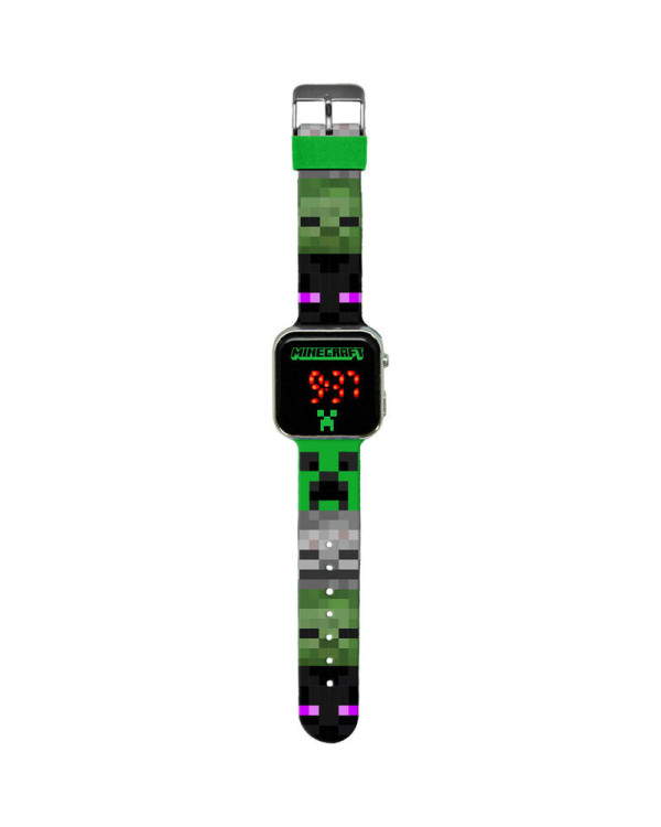 Reloj Led Creeper de Minecraft.ENVÍO GRATUITO!!