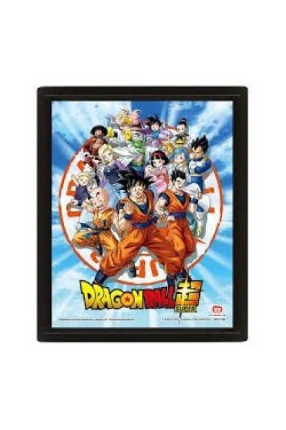 Cuadro + Póster 3D Dragon Ball Z