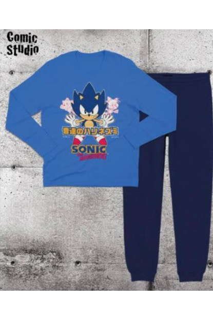 Pijama Sonic The Hedgehog de Sega Talla 6 años con ENVÍO GRATIS!!