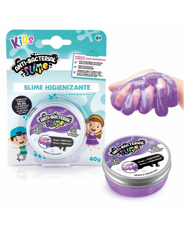 Slime anti bacterial higienizante para jugar a desinfectarse las manos >6 años