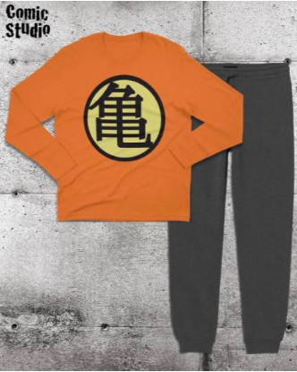 Pijama algodón símbolo Kanji Kame Dragon Ball Z.ENVÍO GRATUITO!!