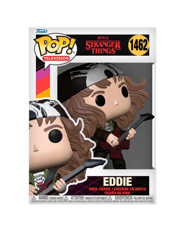 Funko Pop Eddie de Stranger Things Serie Television Netflix.