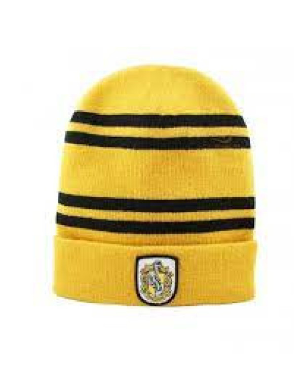 Gorro con escudo bordado Hufflepuff de Harry Potter 