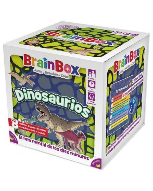 Juego BrainBox Mundo Dinosaurios >5 años.ENVÍO GRATUITO!!