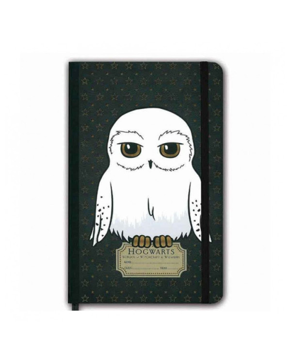 Libreta A5 rayas tapa dura Hedwig de Harry Potter.ENVÍO GRATUITO!!