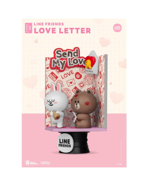 Figura Line Friends una carta de amor para Sally >14 años.ENVÍO GRATUITO!!