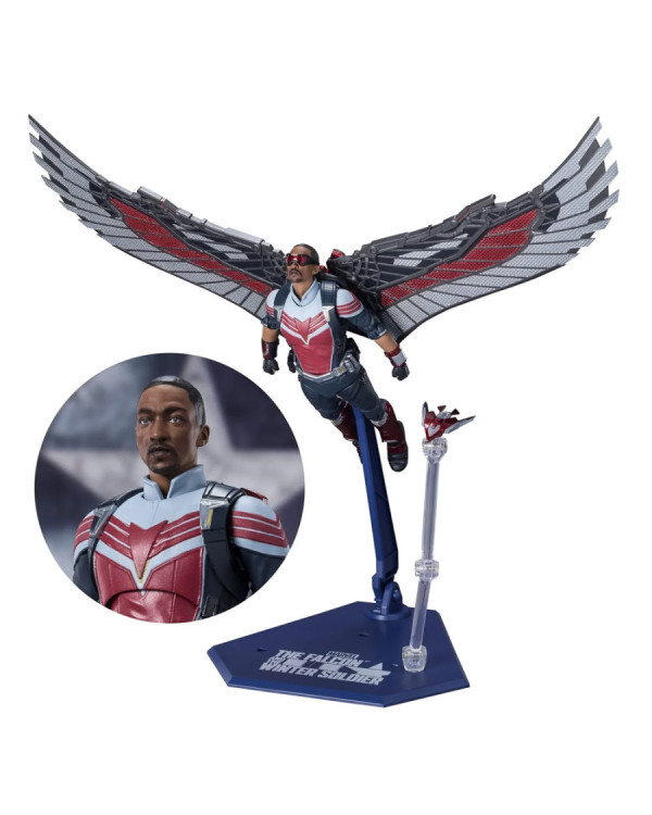 Figura Falcon y el Soldado de invierno de Marvel de Bandai.ENVÍO GRATUITO!!