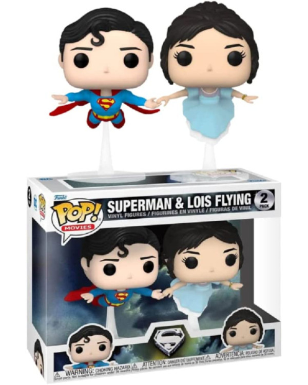 Pack 2 Funko Pop Superman&Lois volando.ENVÍO GRATUITO!!