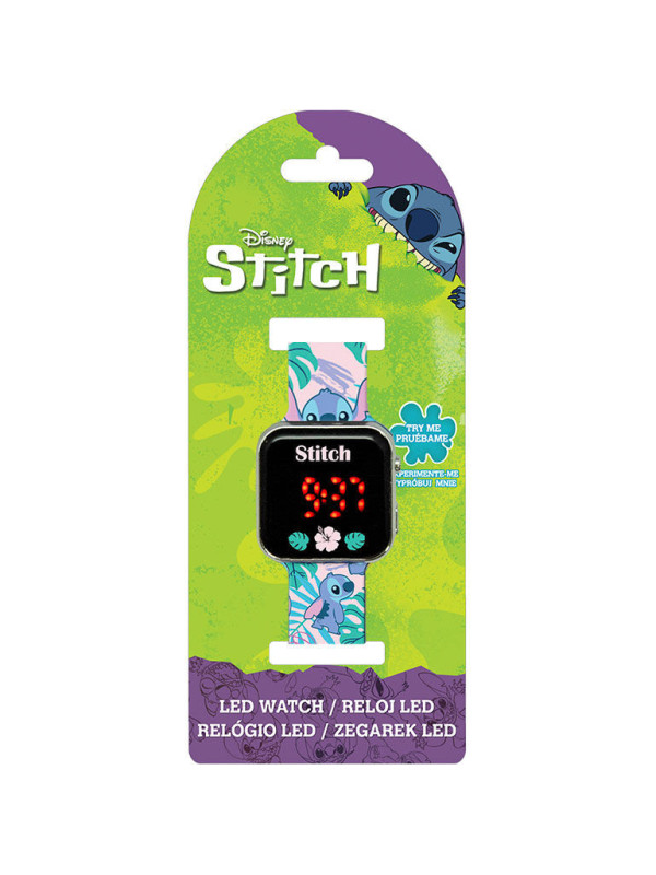 Reloj Stitch pantalla Led digital de Disney  Reloj Stitch pantalla Led digital de Disney