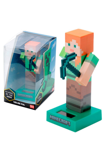 Muñeco Solar Alex Minecraft con envío gratis!!