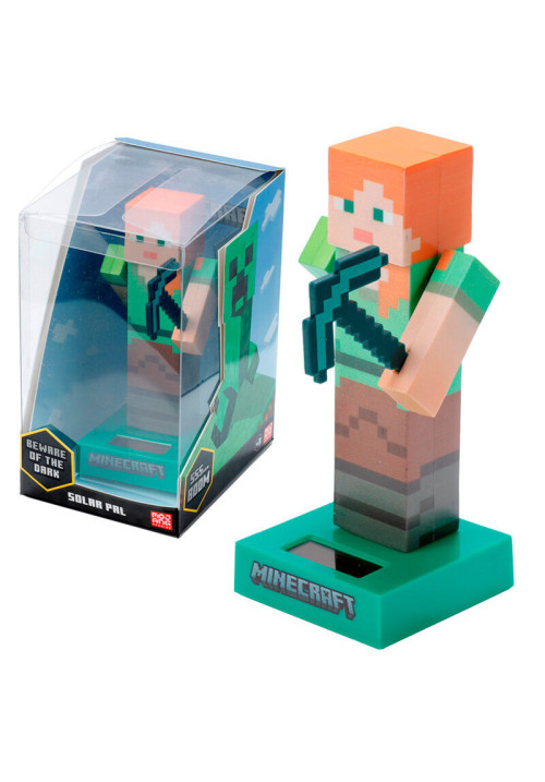 Muñeco Solar Alex Minecraft con envío gratis!!