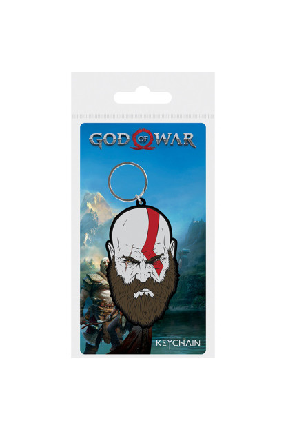 Llavero busto de Kratos de God of War
