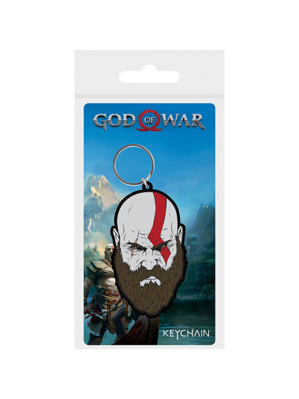 Llavero busto de Kratos de God of War