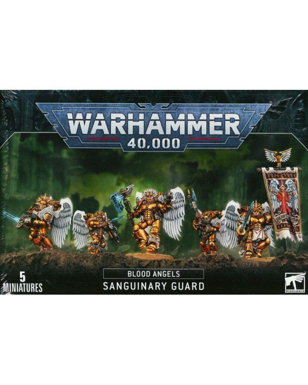 5 Miniaturas Blood Angels Guardia Sanguinaria Warhammer 40k >12 años.ENVÍO GRATUITO!!