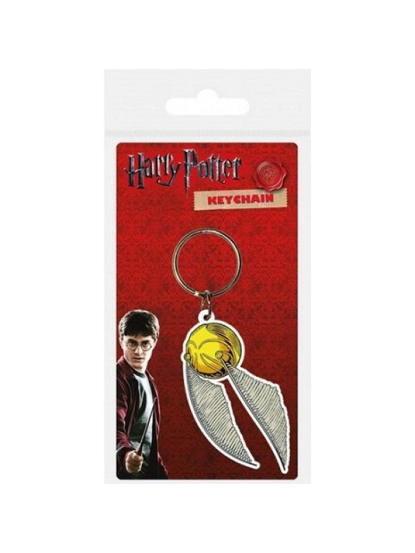 Llavero de caucho Snitch dorada de Harry Potter