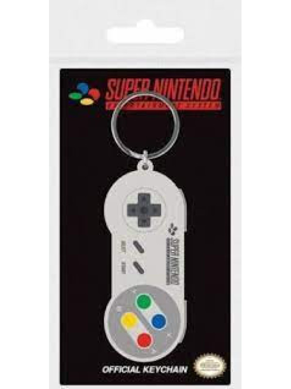 Llavero de caucho mando clásicos Super Nintendo