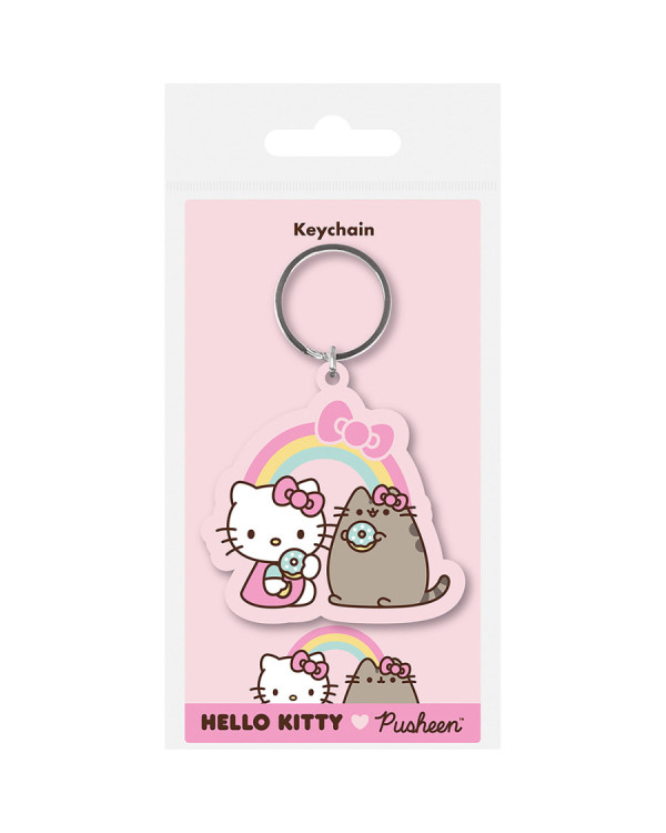 Llavero Pusheen&Hello Kitty de Sanrio.