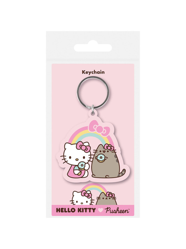 Llavero Pusheen&Hello Kitty de Sanrio.
