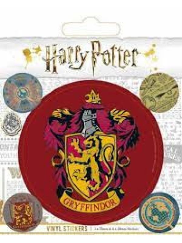Pegatinas Gryffindor de Harry Potter.