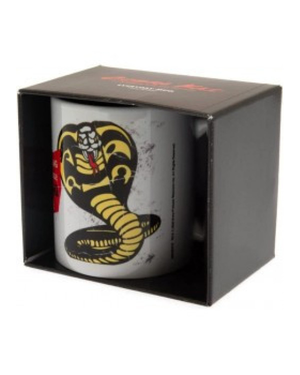 taza cerámica Cobra Kai de Karate Kid la saga continúa..ENVÍO GRATUITO!!