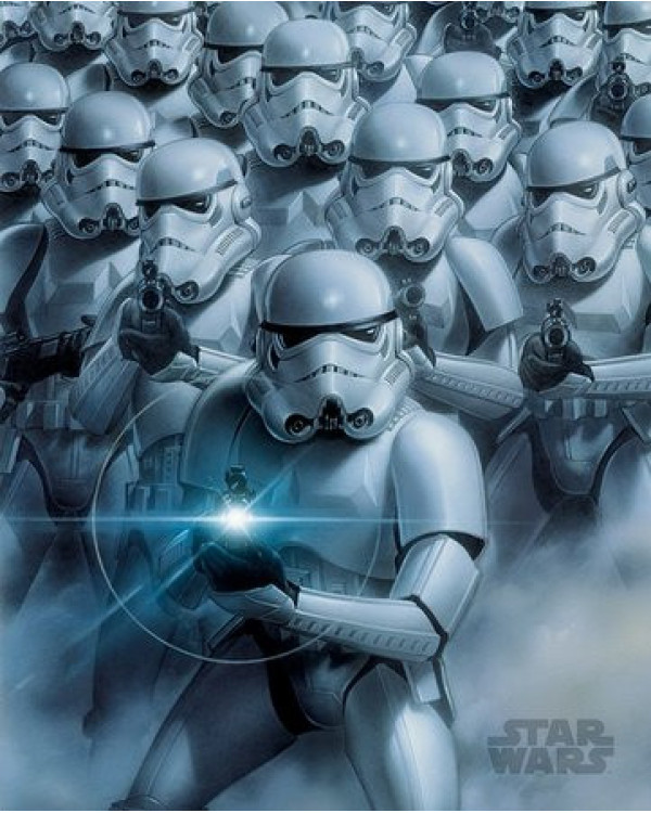 Mini póster papel satinado batallón Stormtrooper de Star Wars.ENVÍO GRATUITO!!