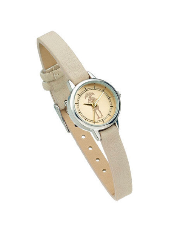 Reloj de pulsera analógico de piel vegana con Dobby de Harry Potter.ENVÍO GRATUITO!!