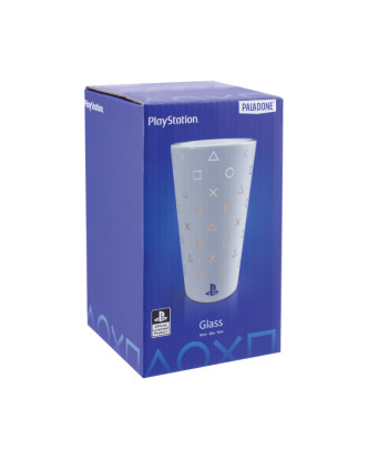 Vaso alto cristal mate iconos PS5.ENVÍO GRATUITO!!